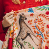 Pirosmani natural wool shawl