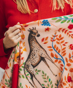 Pirosmani natural wool shawl