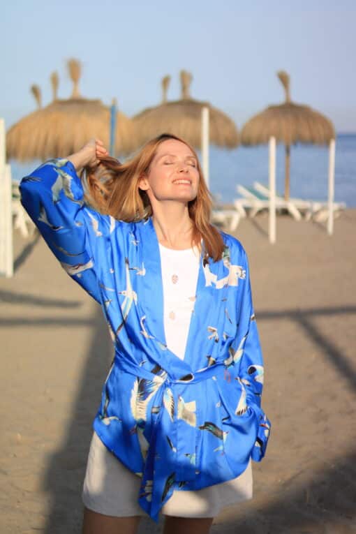 Silk kimono